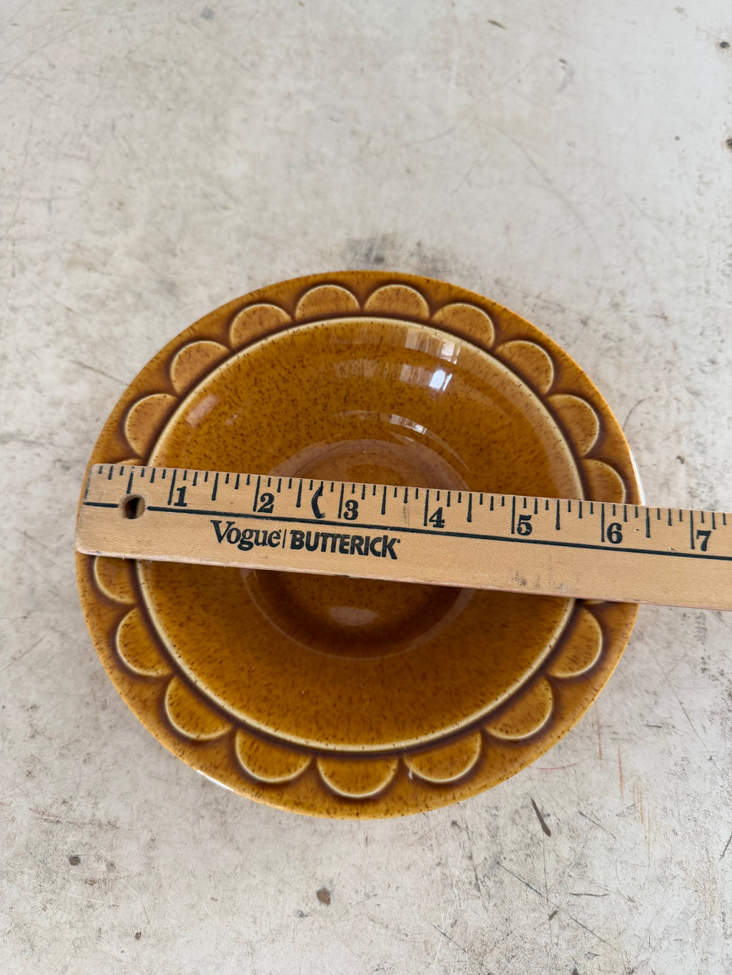 Homer Laughlin Golden Harvest stoneware bowl - Mustard - sold individually