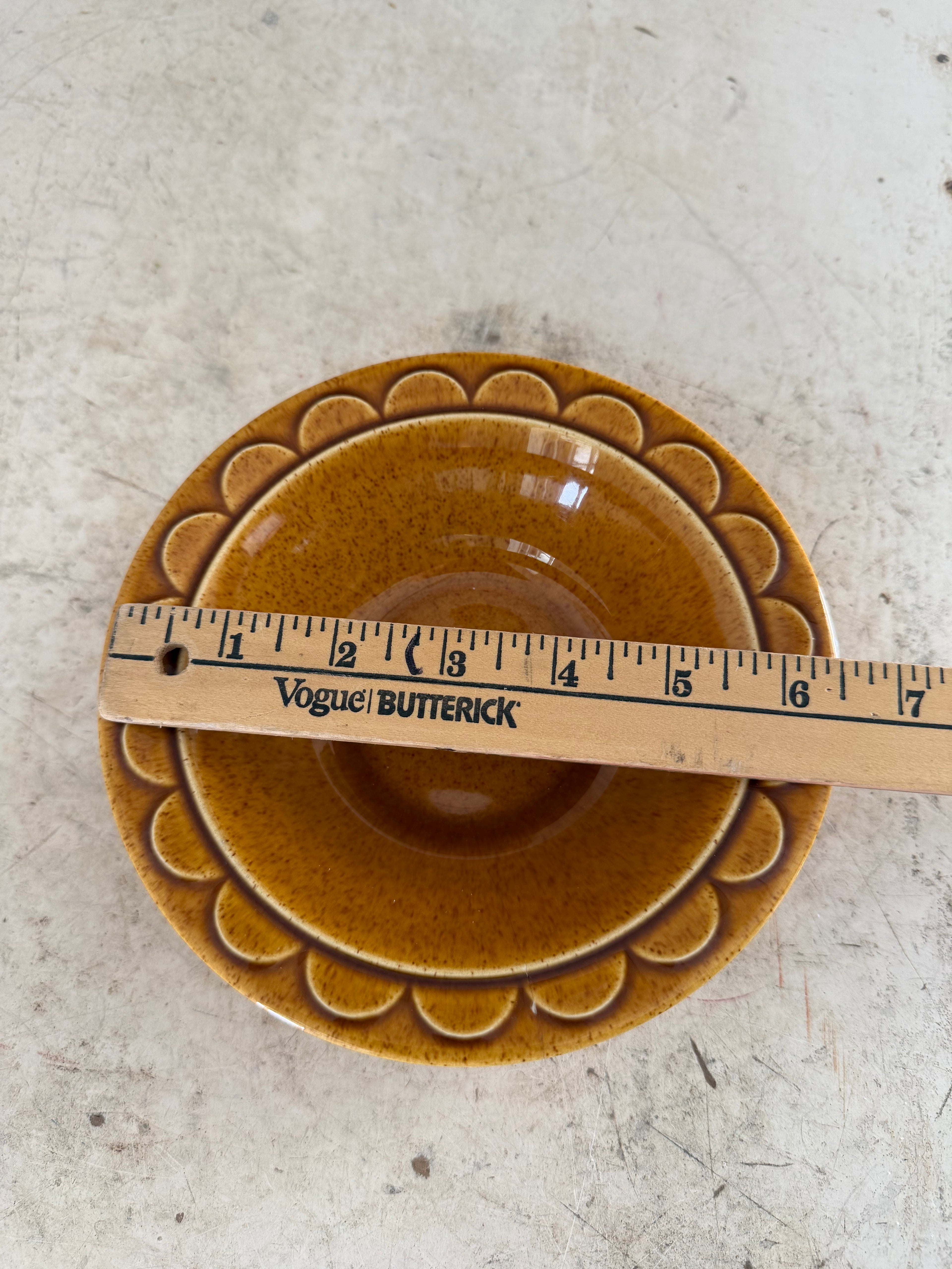 Homer Laughlin Golden Harvest stoneware bowl - Mustard - sold individually