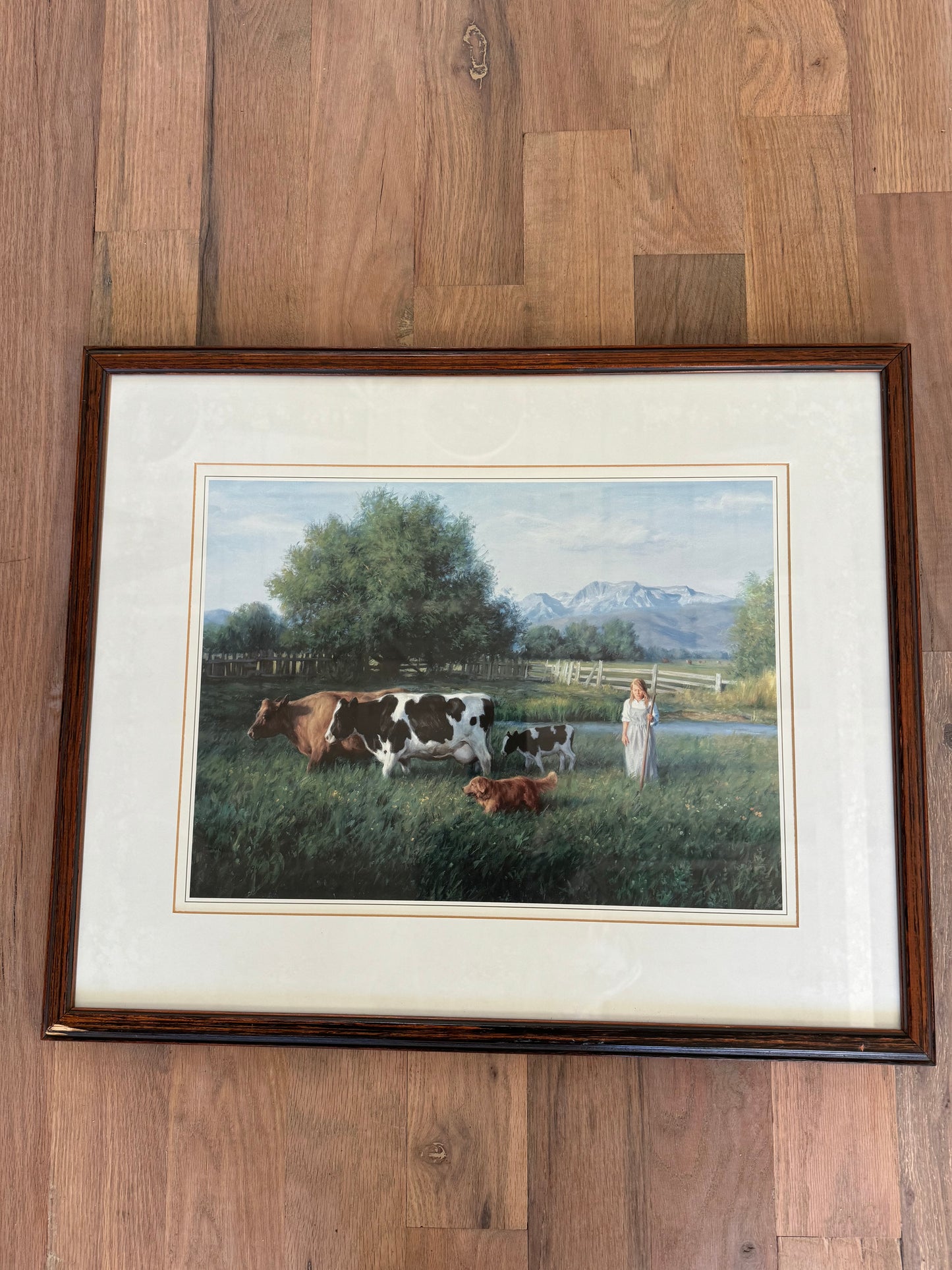 Robert Duncan - Country Girl  Print Framed