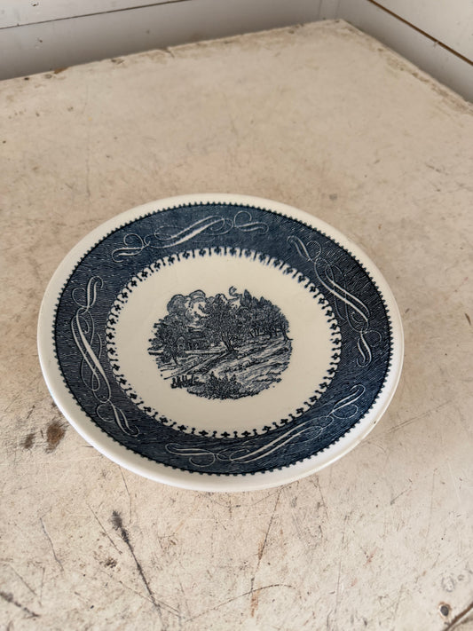 Currier and Ives bowl
