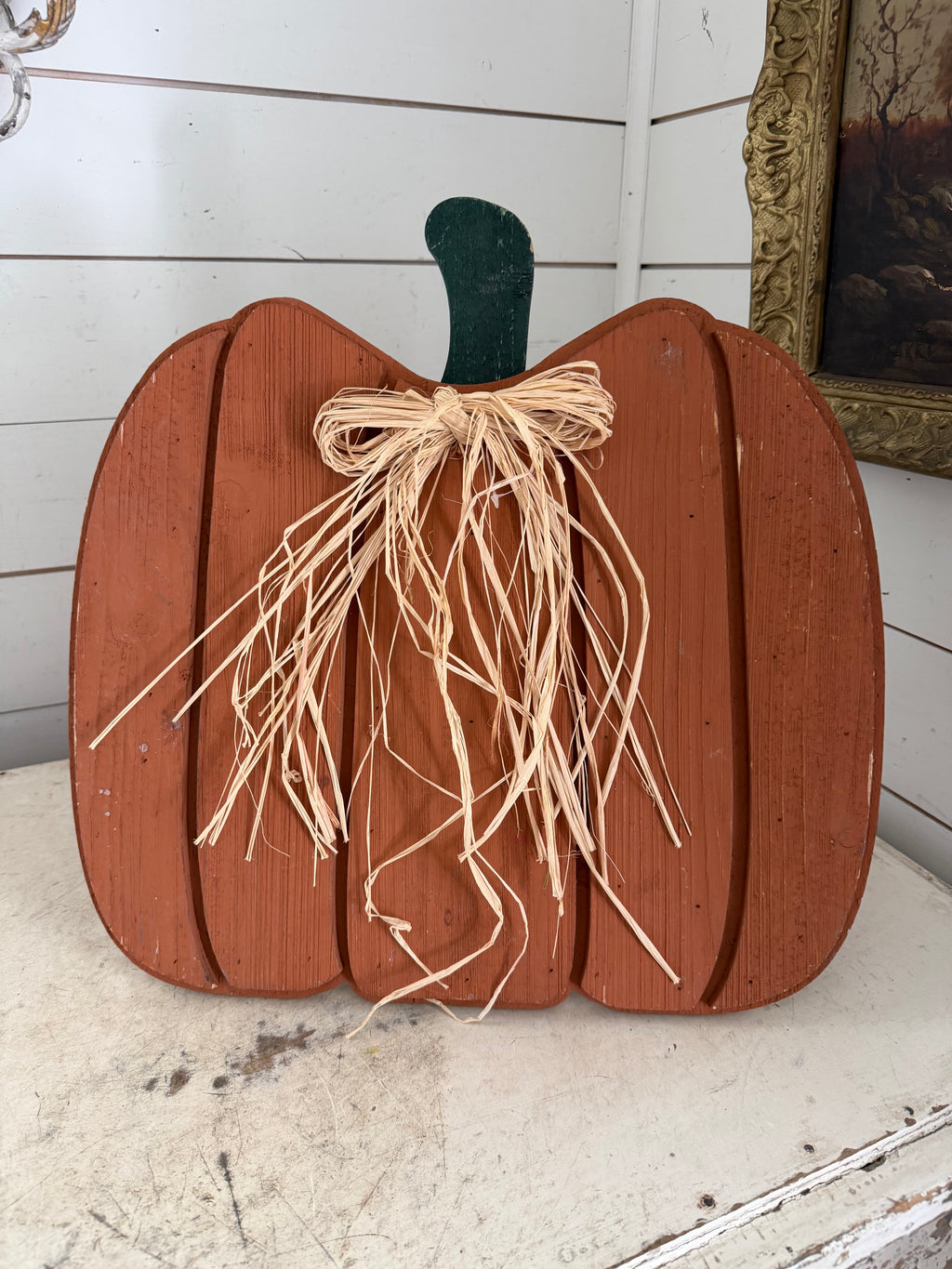 Large Wood pumpkin will get makeover