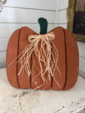 Large Wood pumpkin will get makeover