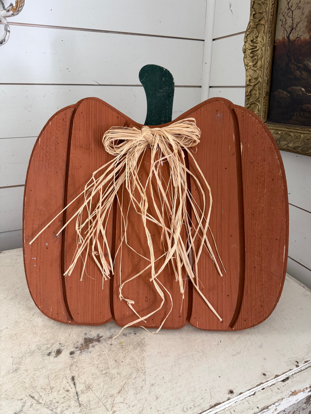 Large Wood pumpkin will get makeover