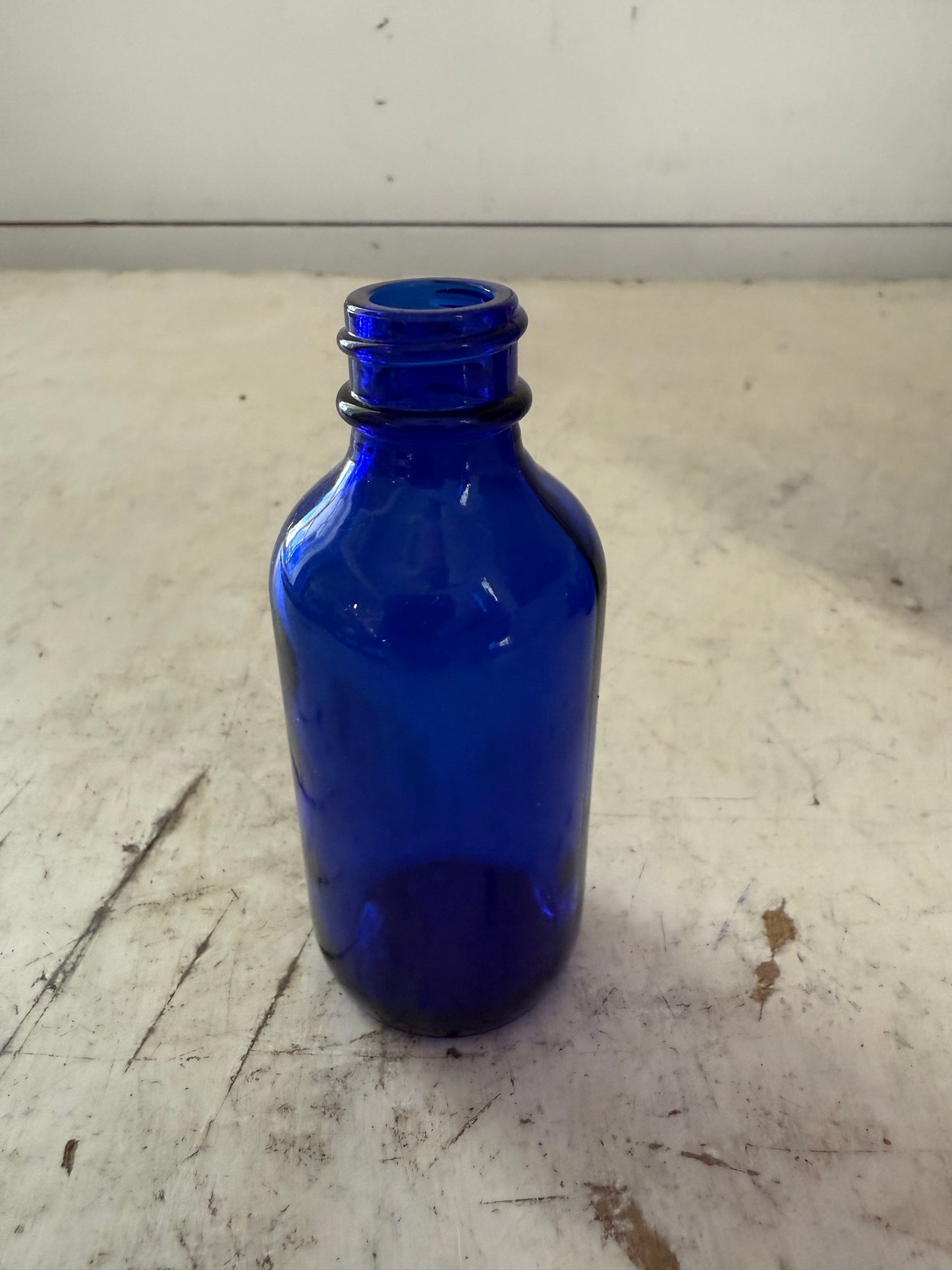 Cobalt blue and amber bottles sold individually