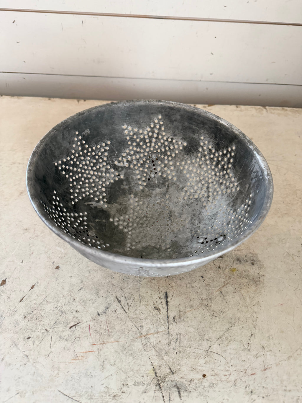 Vintage Aluminum Colander