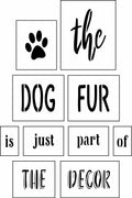 Dog Fur Sign Bar Kit | JRV Stencil Designed by Debi from Debi's Design Diary