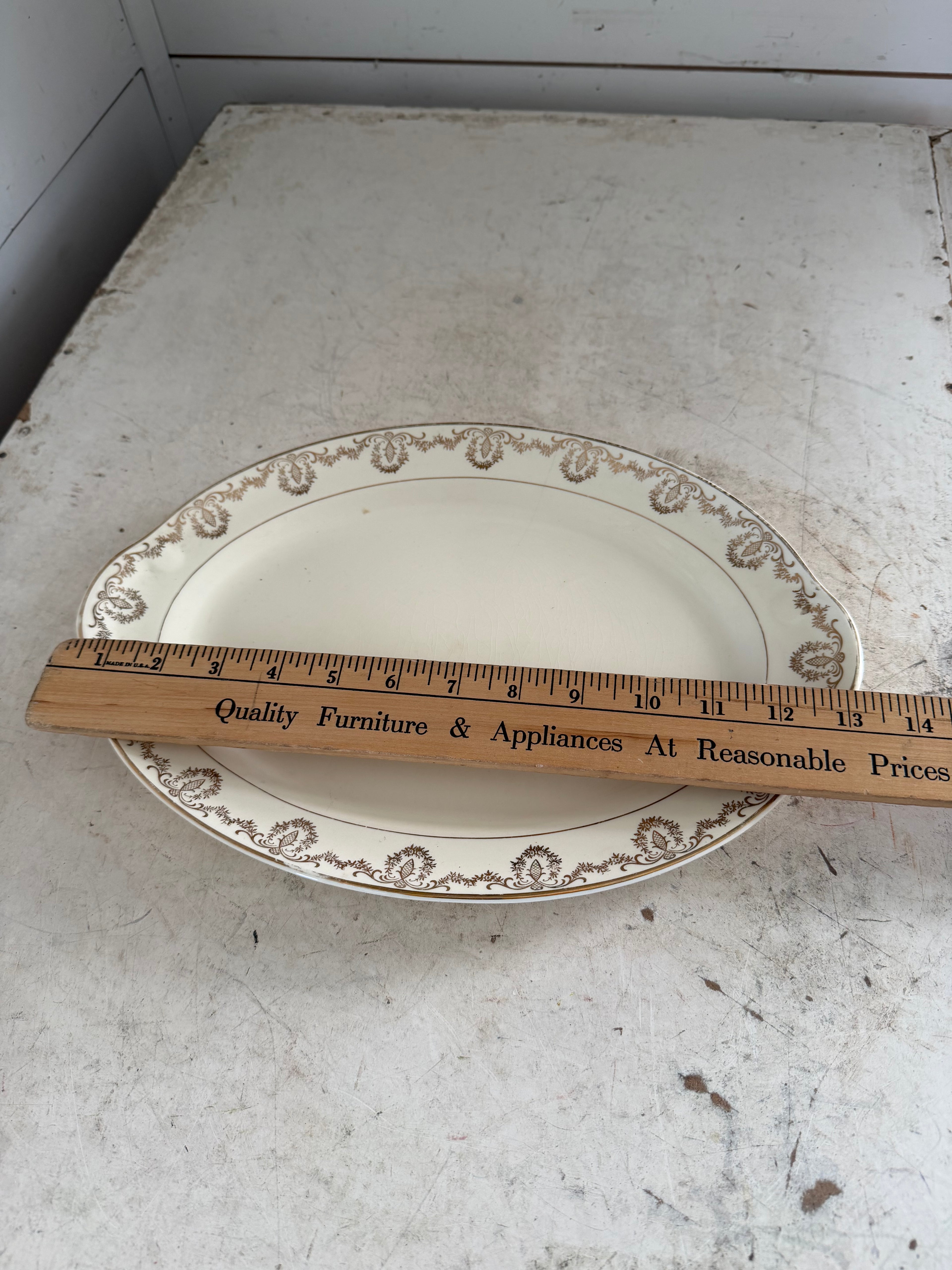 Taylor, Smith and Taylor Co. USA Platter with Handles