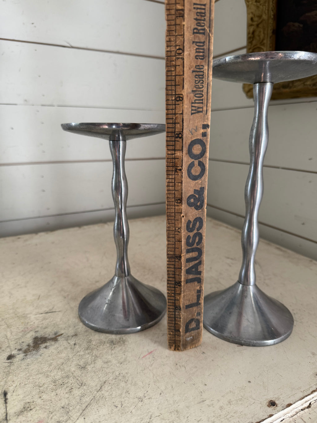 Set of Metal Candlesticks