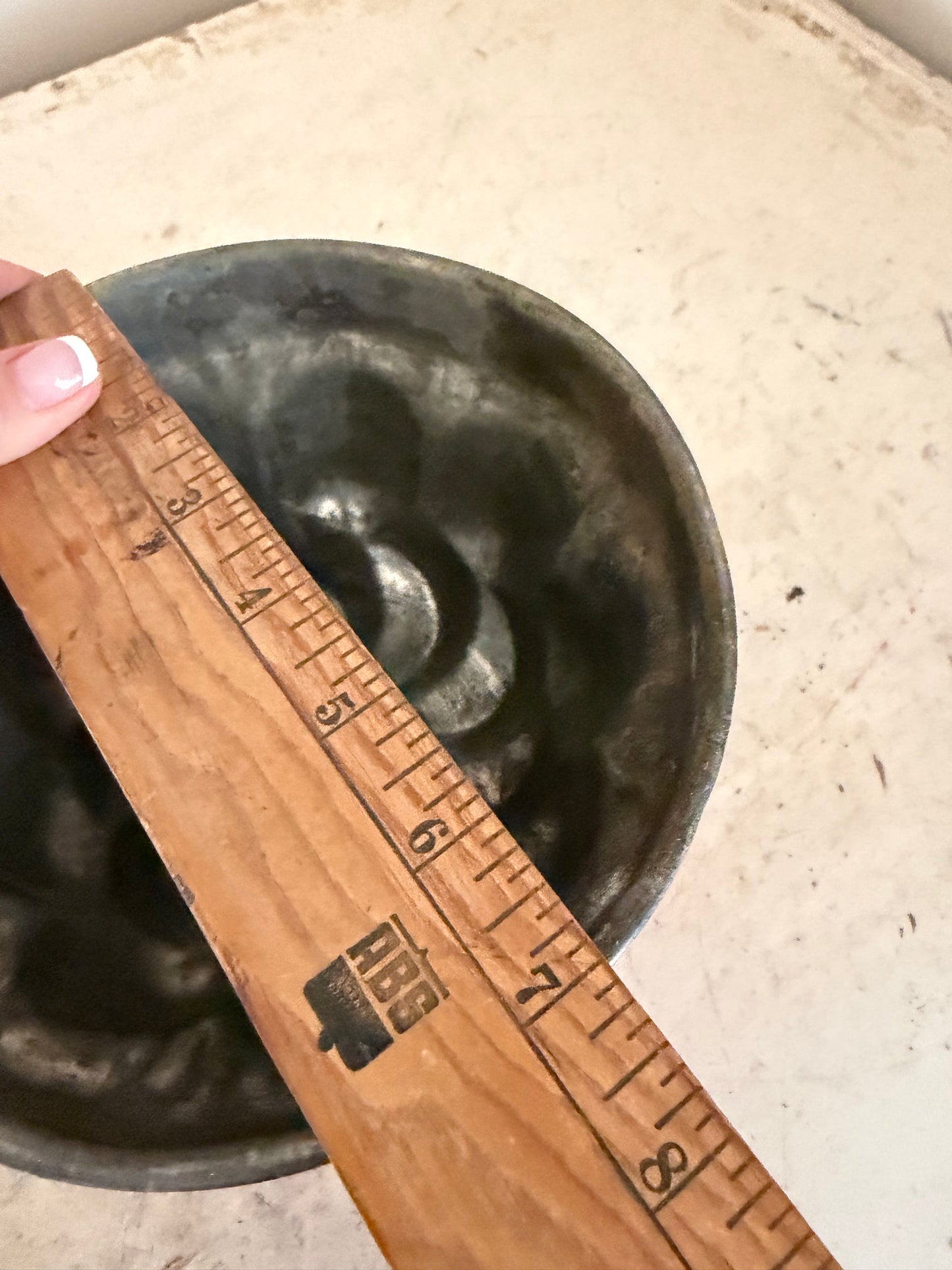 French Tin Lined Copper Mold Cake Jelly Aspic