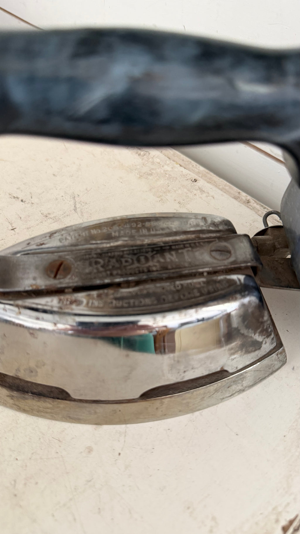 Ward "Quick Lighting" gasoline iron, dating back to at least December 1930 - Now For Home Decor