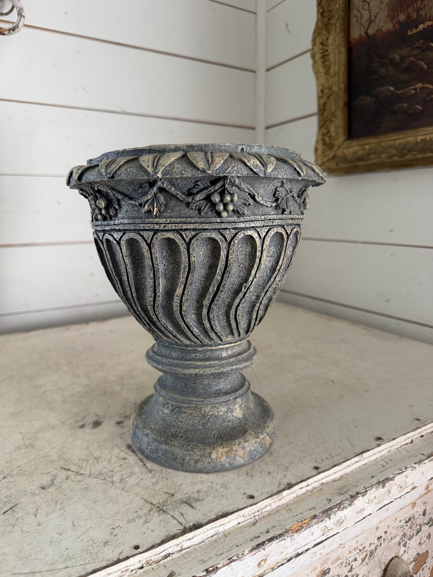Urn will get makeover has small hole in top not big