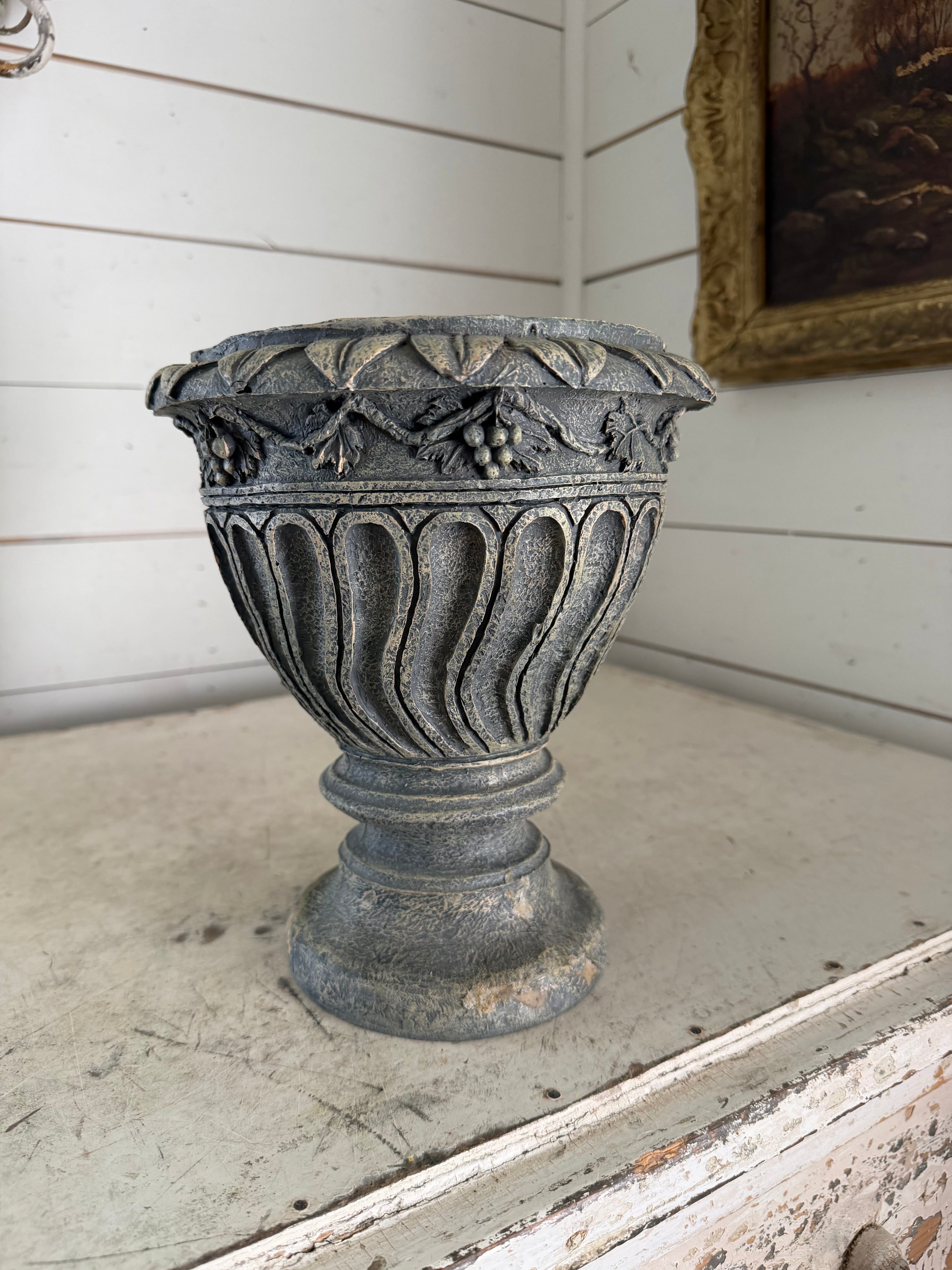 Urn will get makeover has small hole in top not big