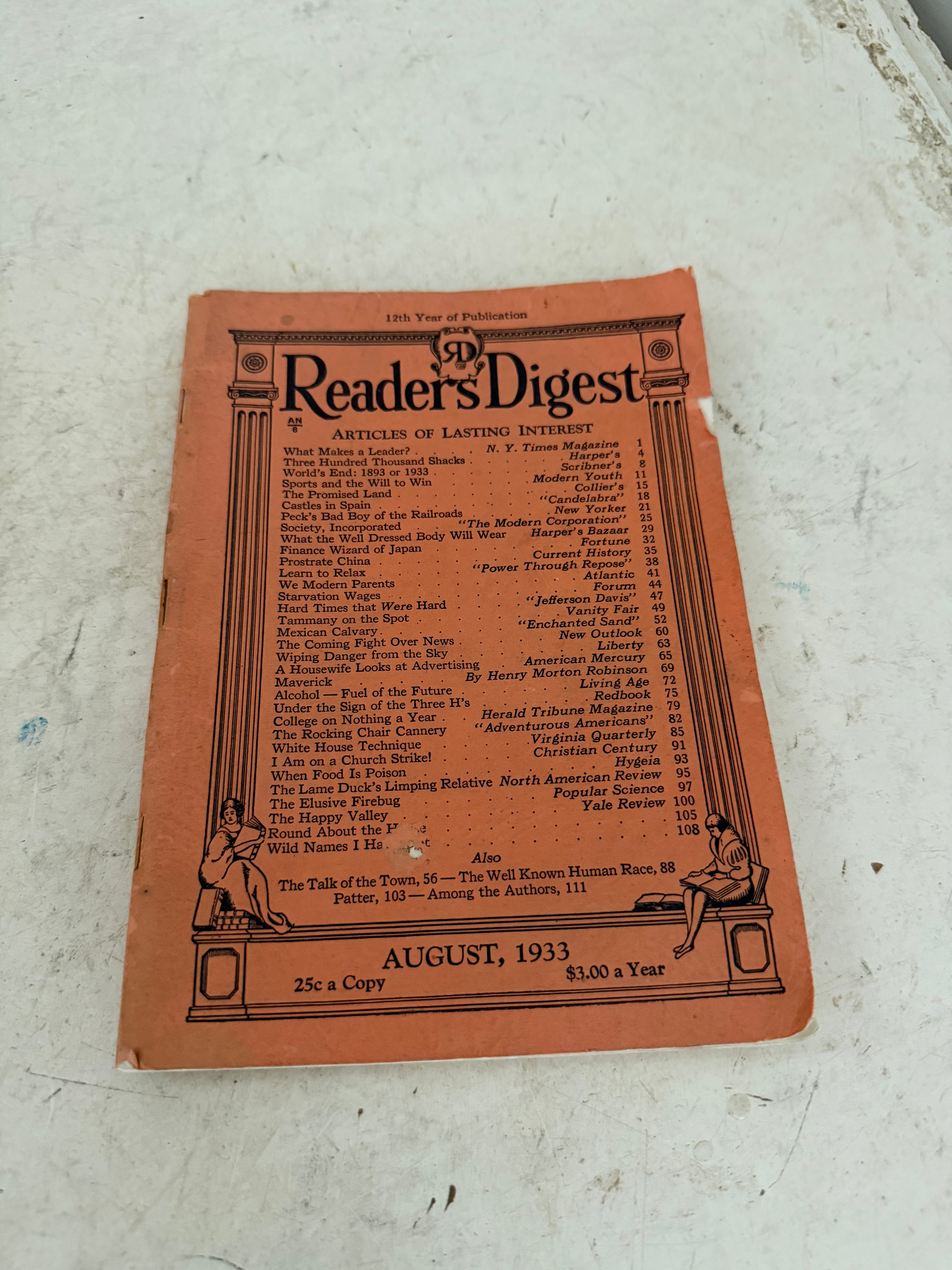 Vintage Lot of Readers Digest Magazines