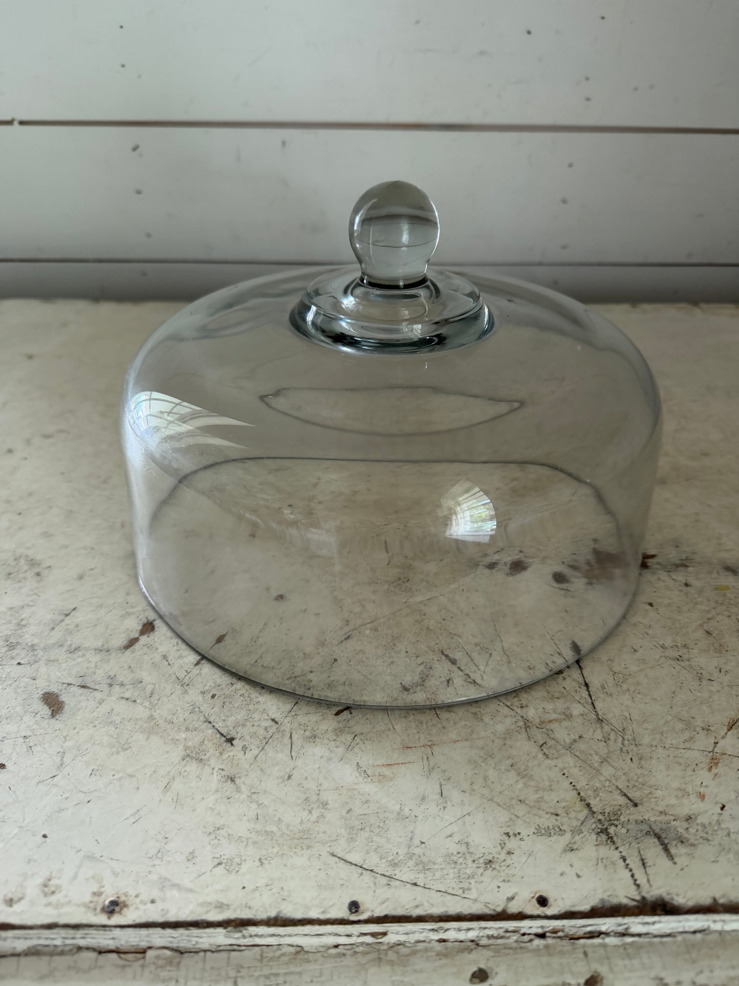 9” Cake Dome Clear Glass