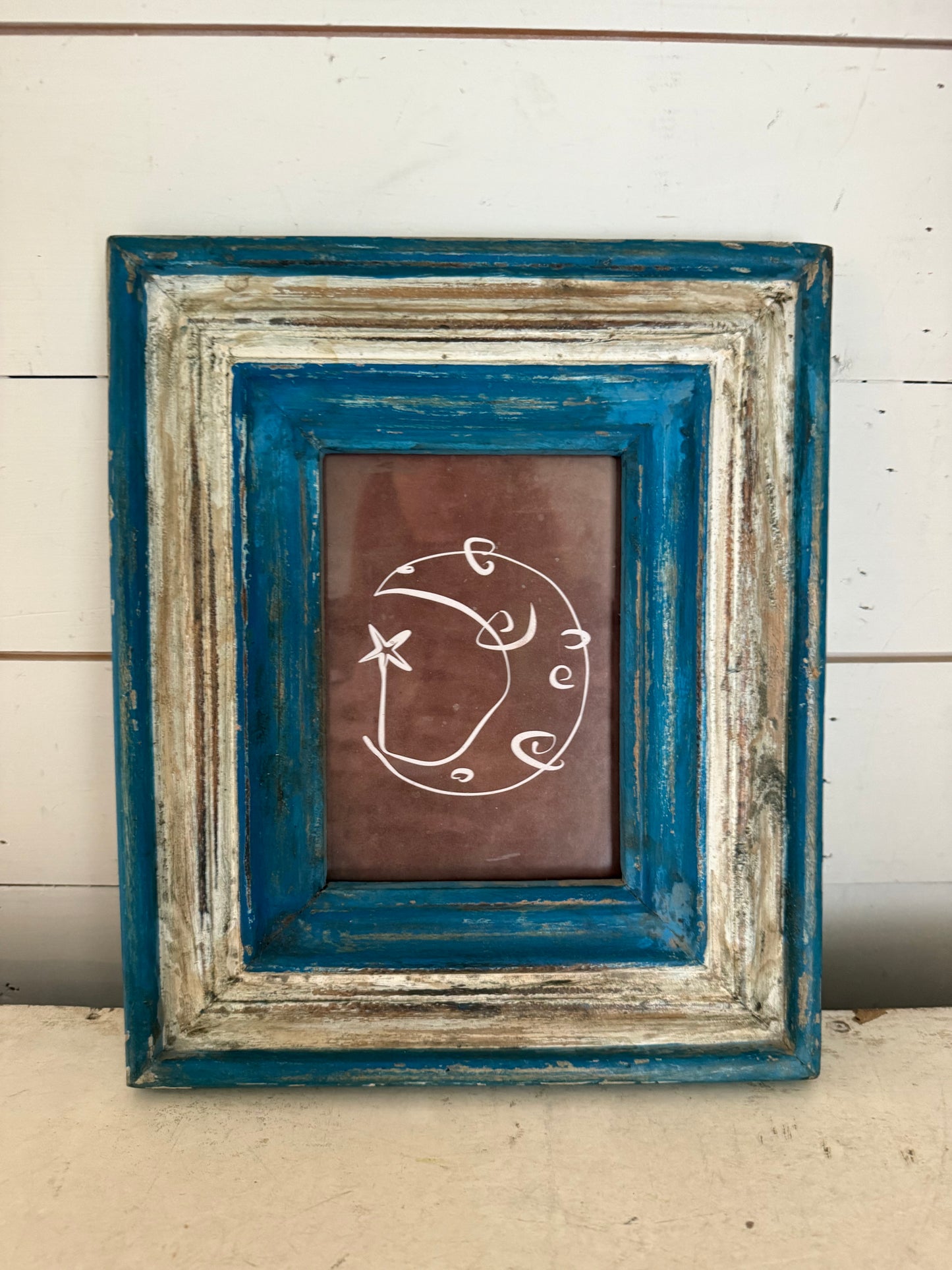 Vintage Wood Photo Frame 5x7 sold individually - each slightly different