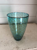 Art Glass Hand-Blown Swirl Form Vase