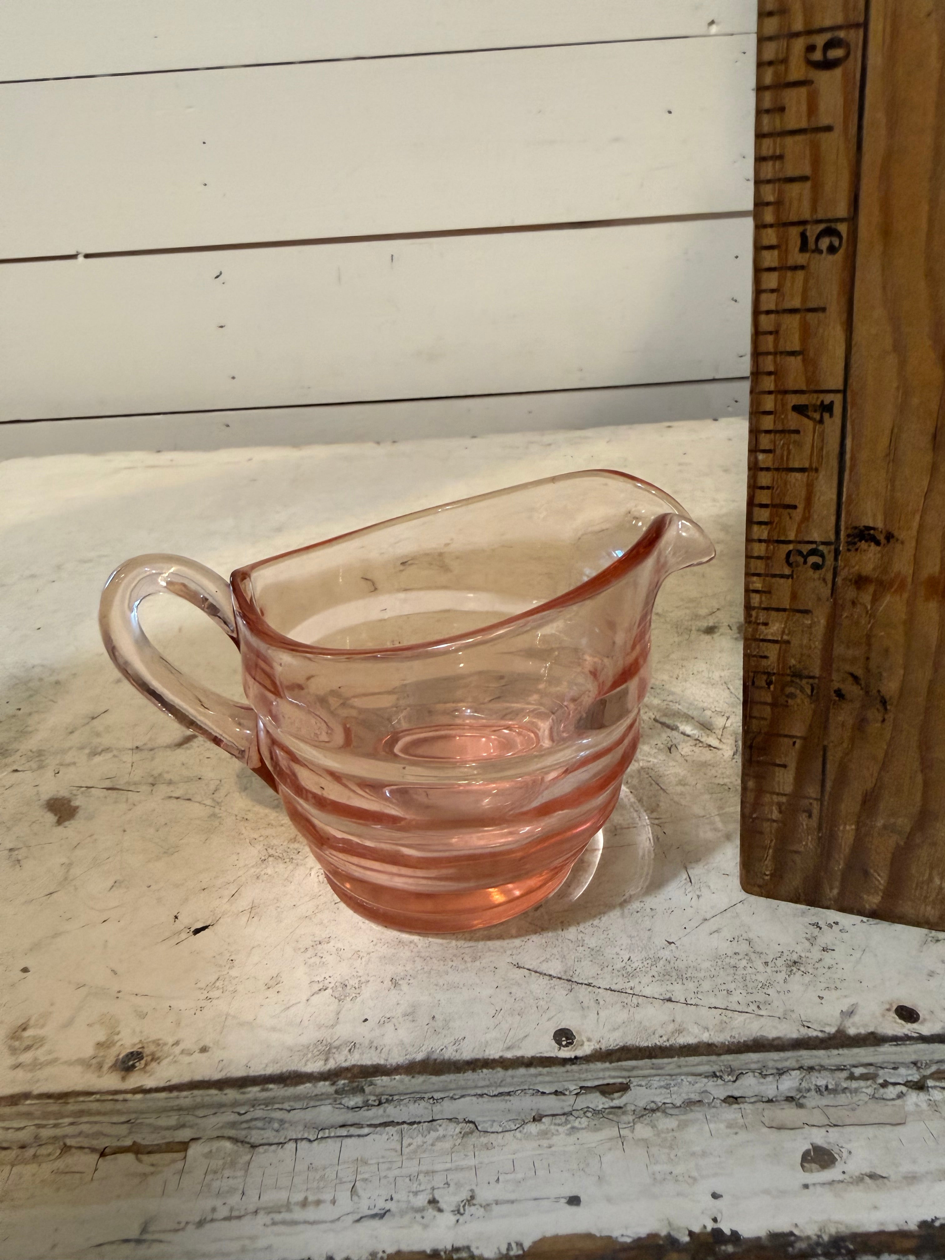 Paden City Pink Depression Glass Creamer
