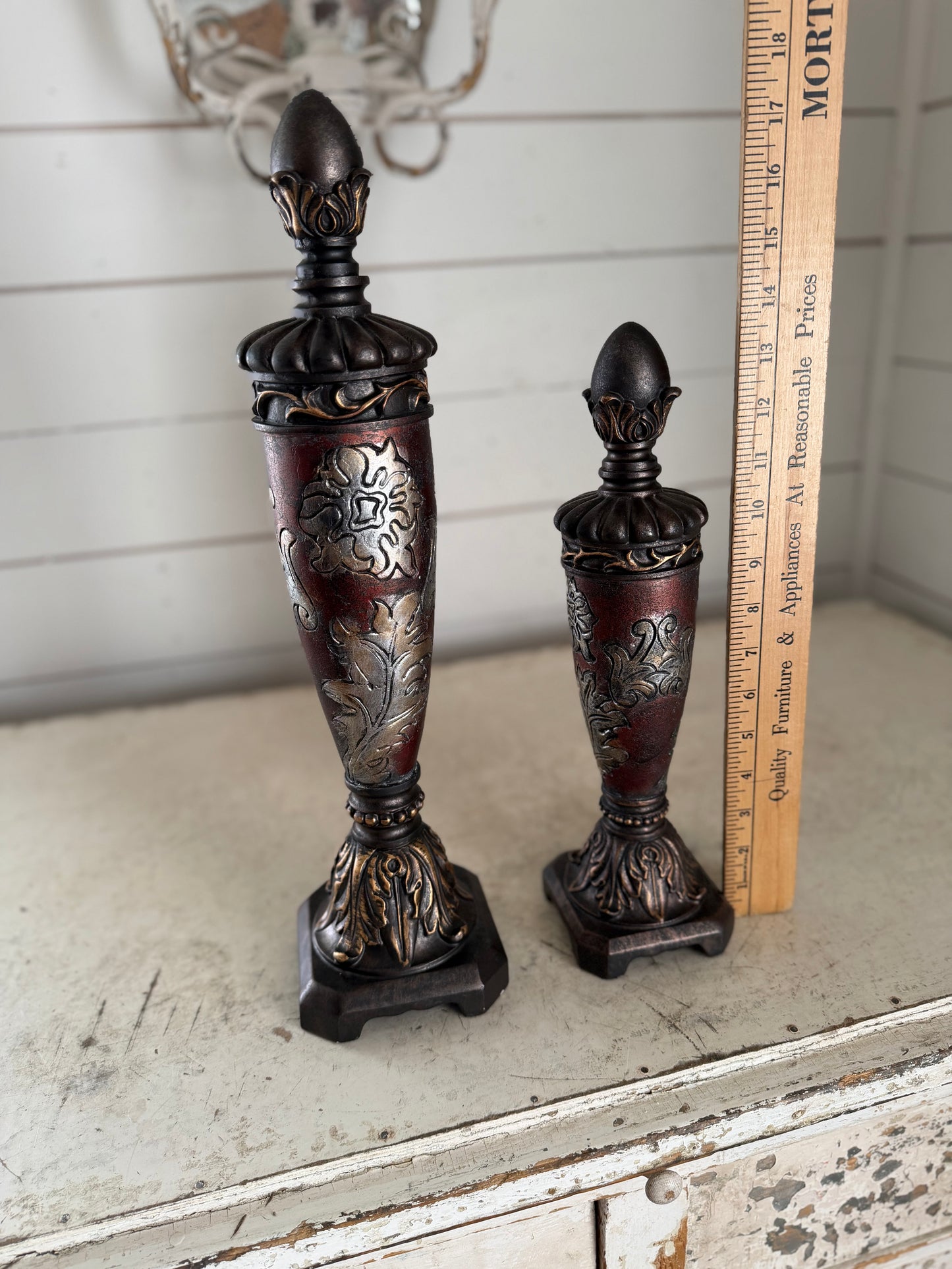 Set of Resin Finials - Will get makeover