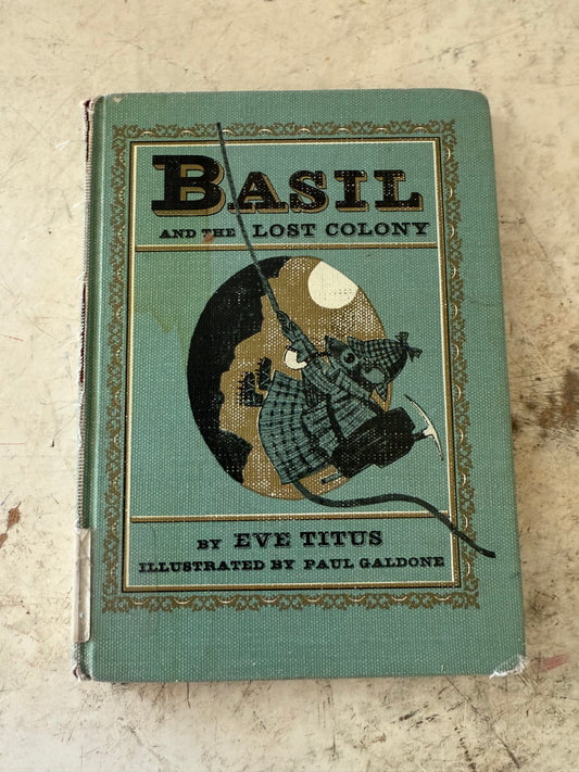 Basil and the last colony book