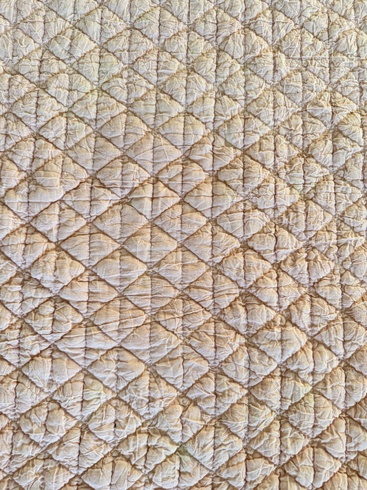 Pink Quilted Queen Size Comforter - piling and age as shown