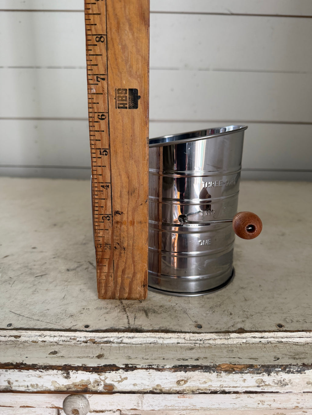 Hand Crank Metal Sifter - Will Get Makeover
