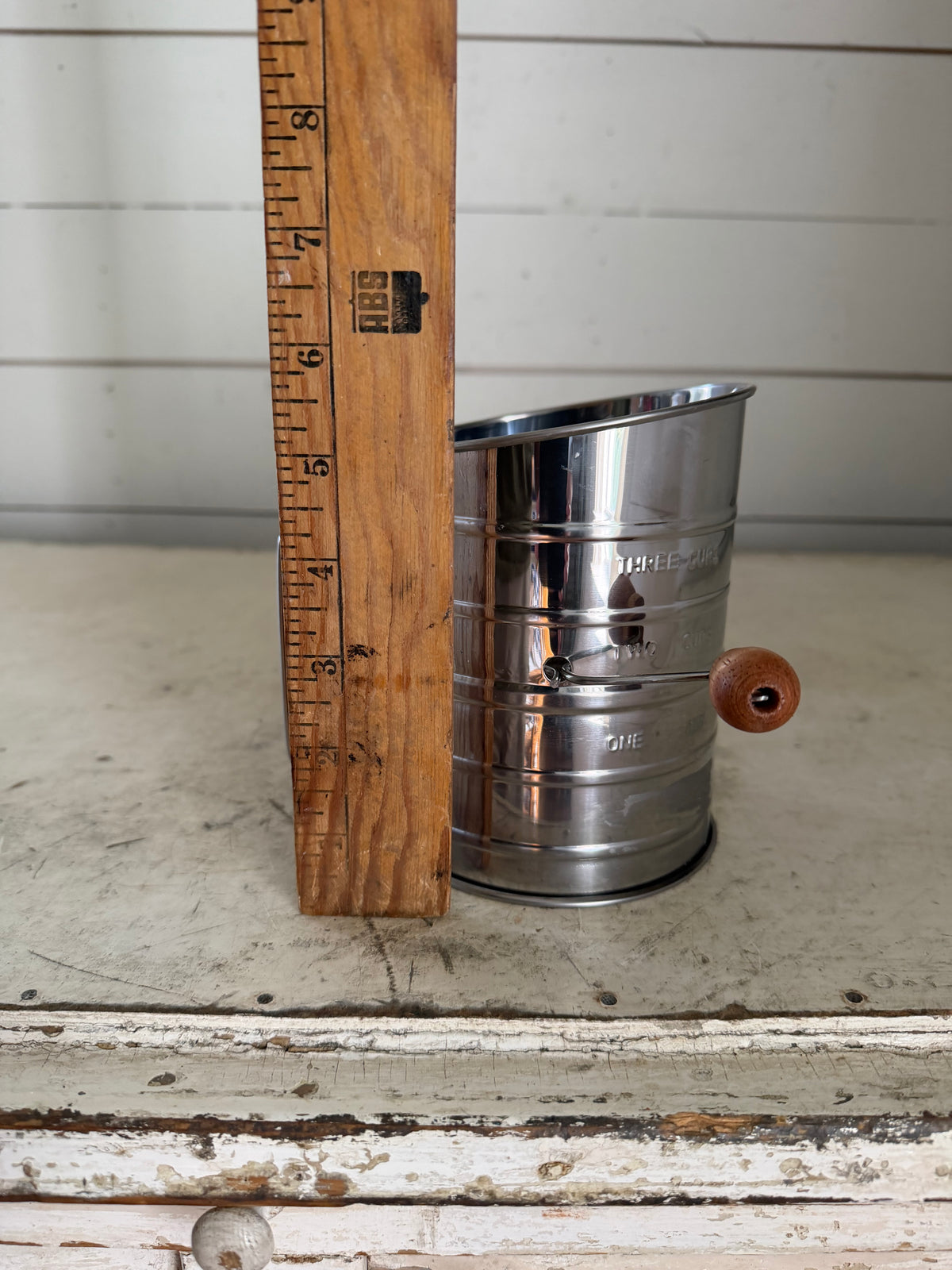 Hand Crank Metal Sifter - Will Get Makeover