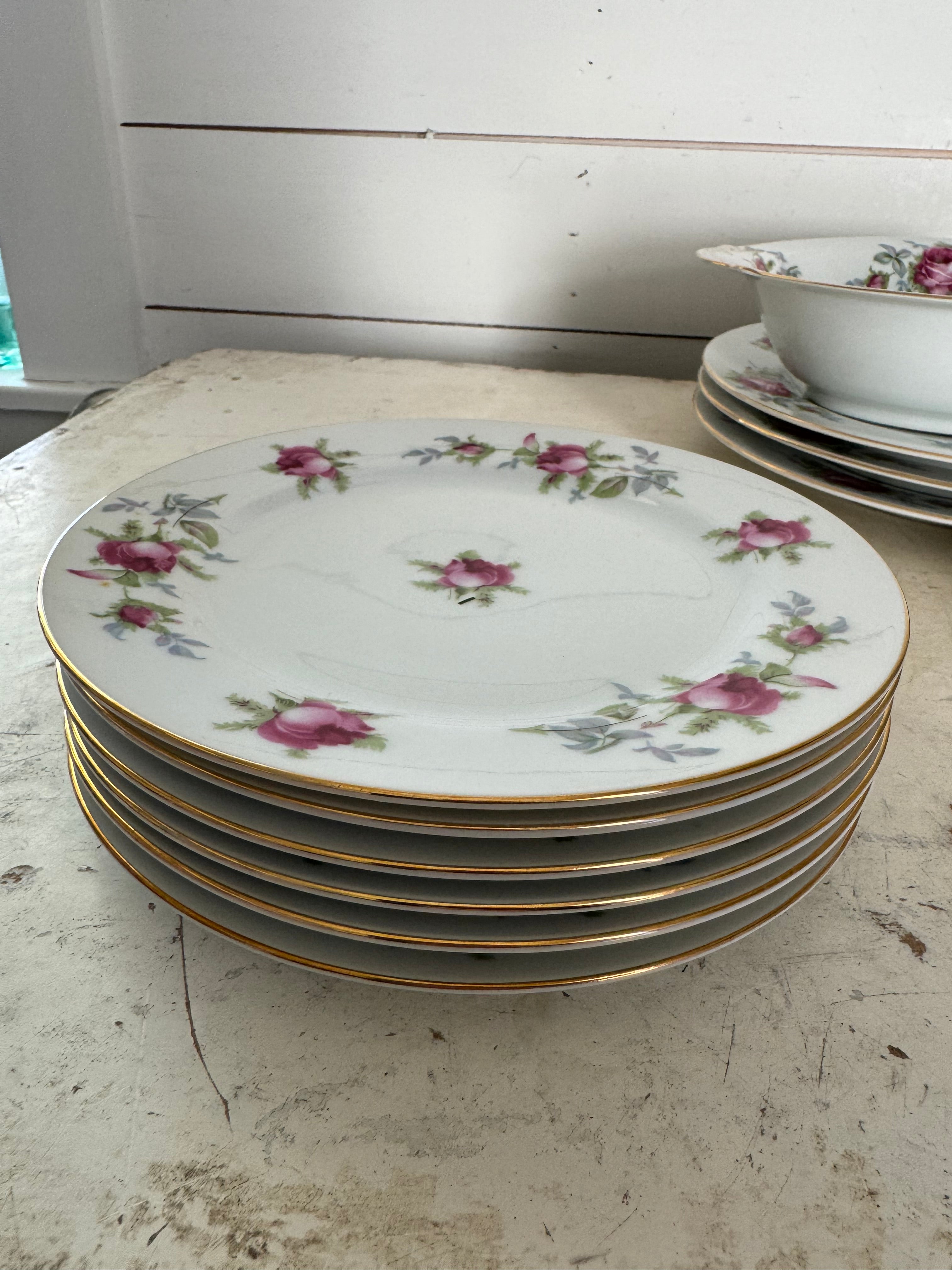 Moss Rose China - sold individually