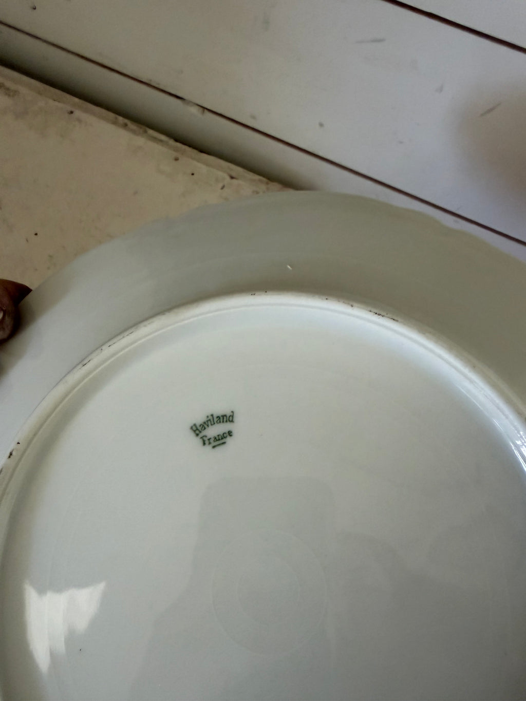 Racine White Bavarian and Haviland dishes sold individually small chips as is