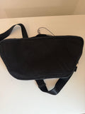 Athleta Excursion Large Waist Belt Bag Black Nylon Crossbody Sling Hip Pack