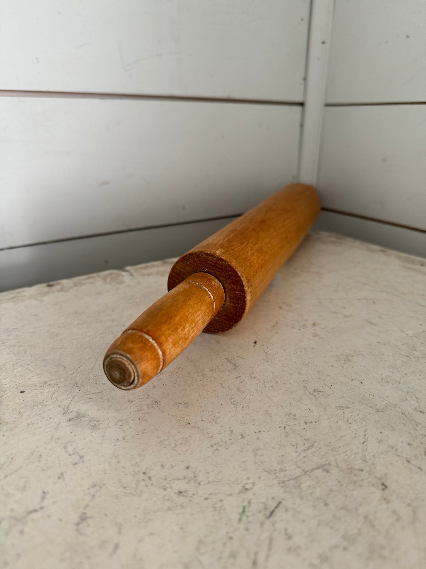 Vintage Old Wood Wooden Rolling Pin