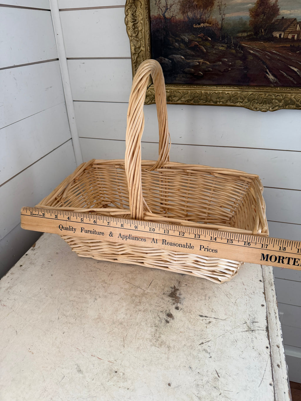Woven Handled Picnic Basket