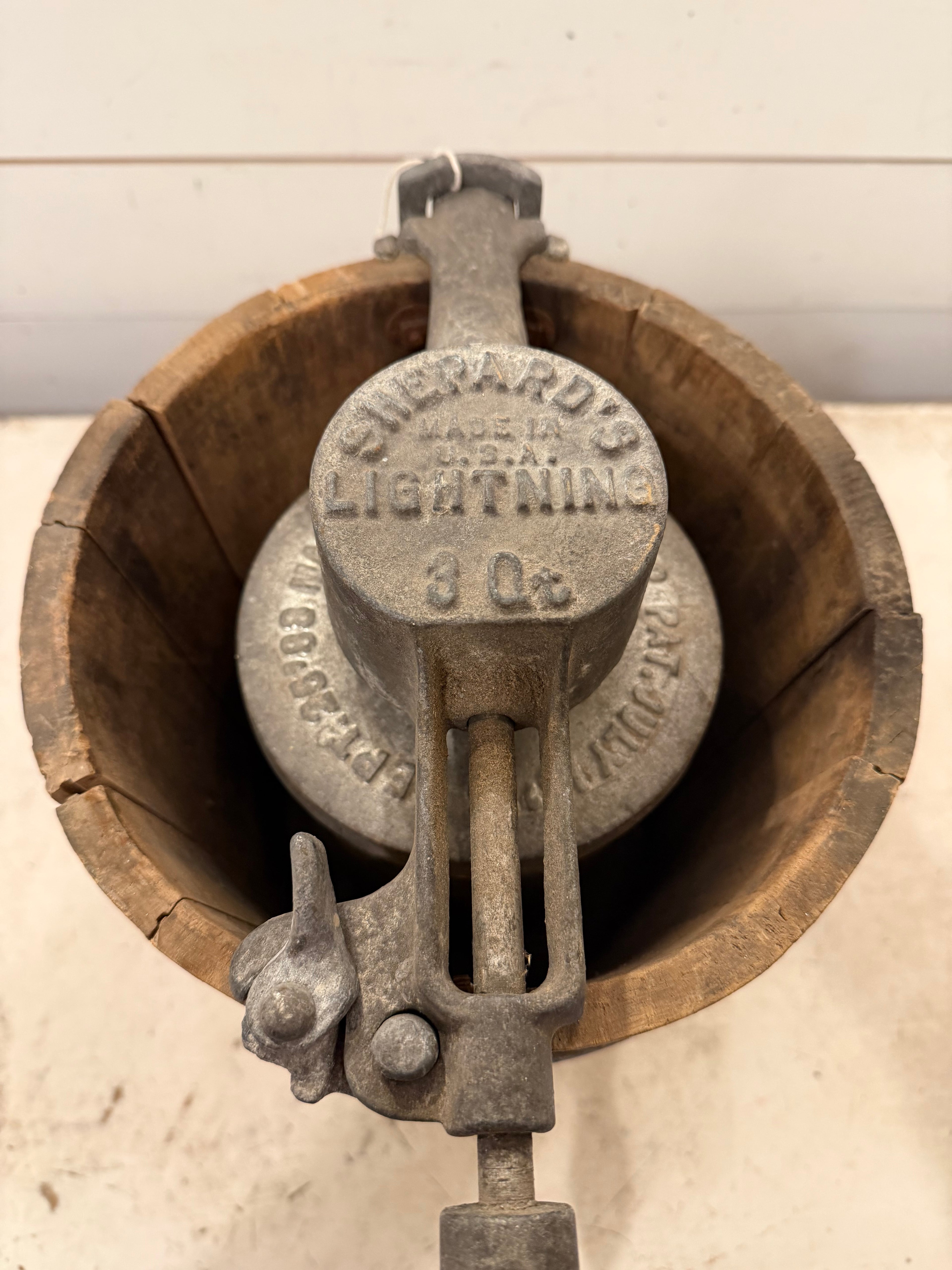 Shepard's Lightning hand-crank ice cream maker