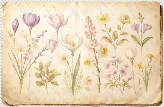Wildflower Mix | JRV Medium Rice Paper
