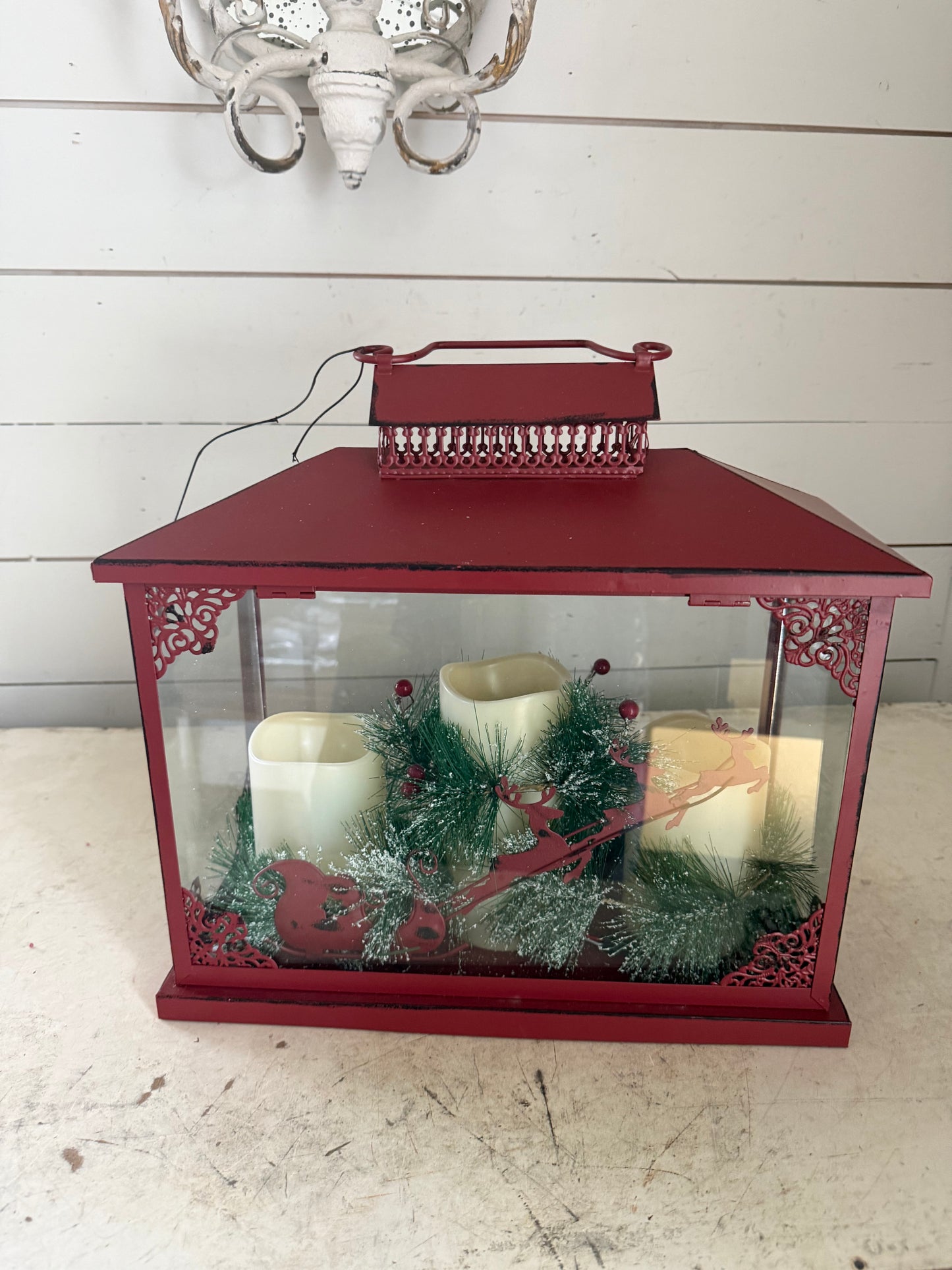Oversized Christmas lantern