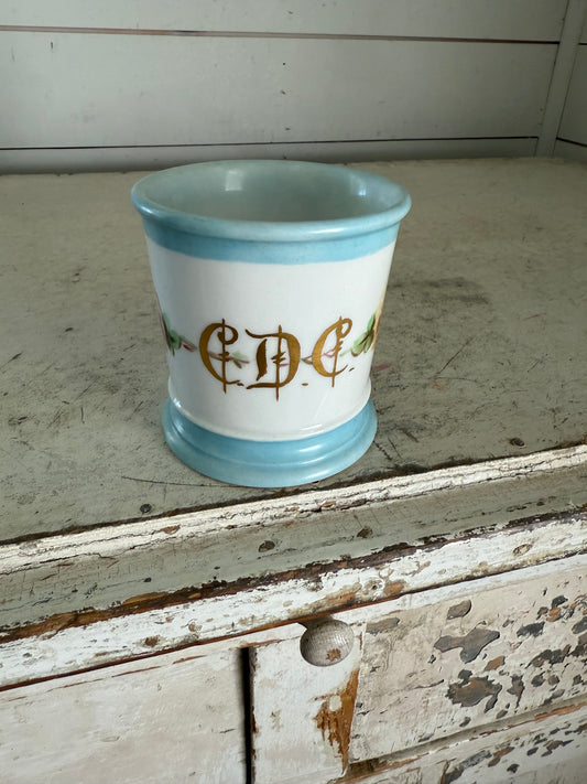 Vintage porcelain shaving mugs