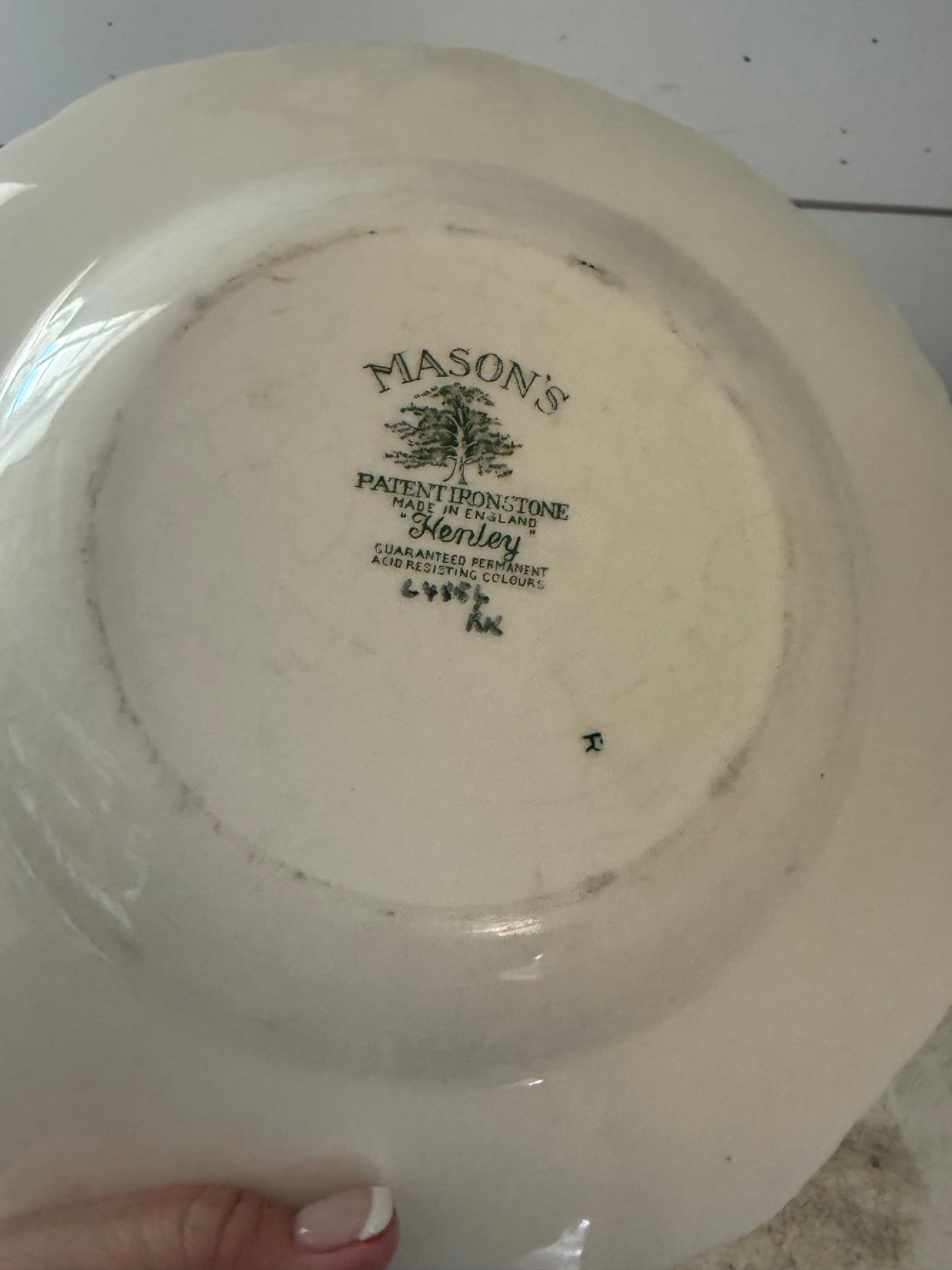 Mason's Henley Ironstone Bowl as is