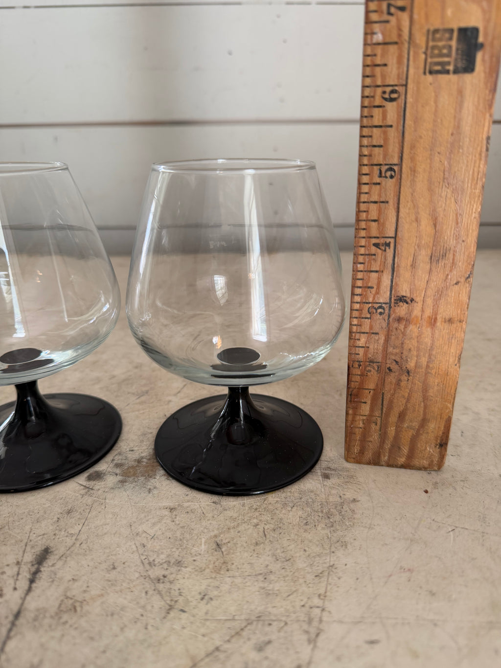 Vintage Luminarc Domino stemware glasses Sold Individually