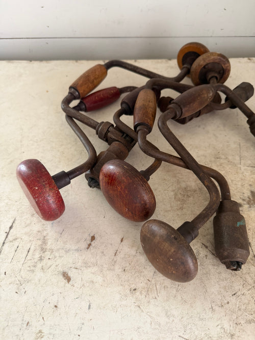Antique English brace and bit - sold individually