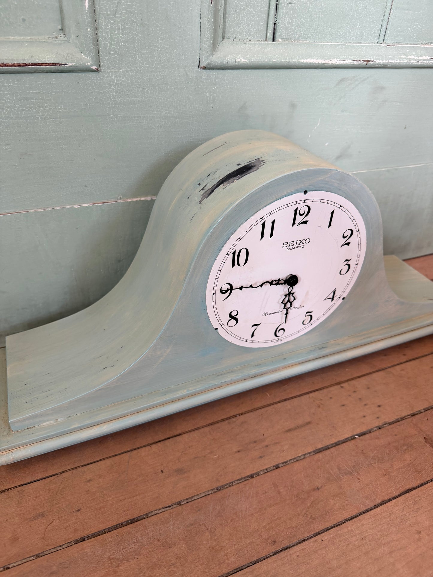 Hand Painted Seiko Mantle Clock