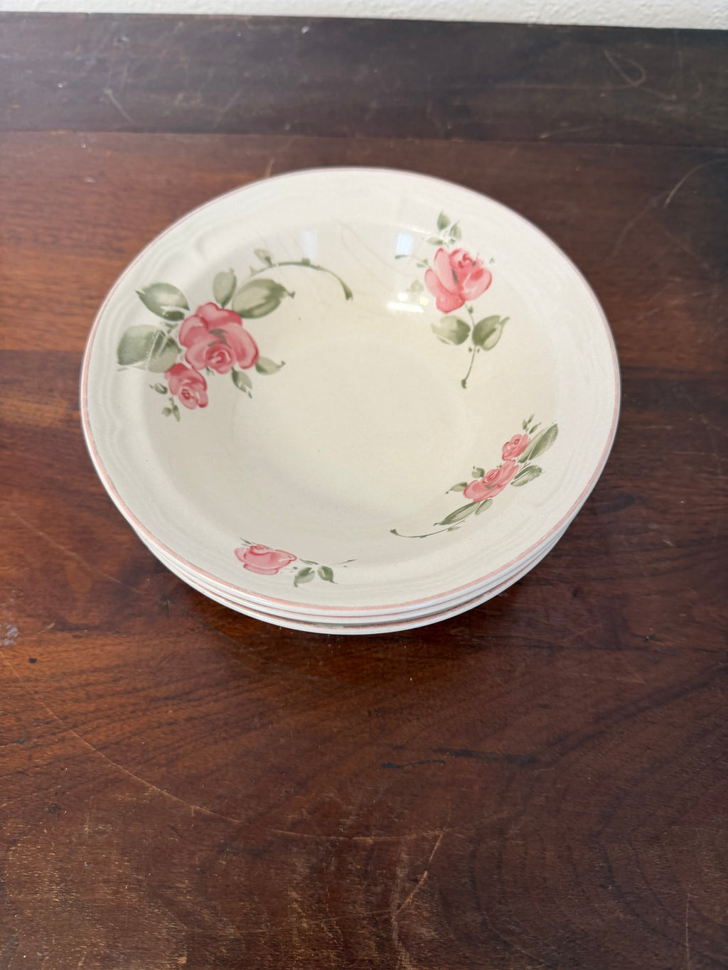 Vintage Gibson Rose Pattern Bowls Sold Individually