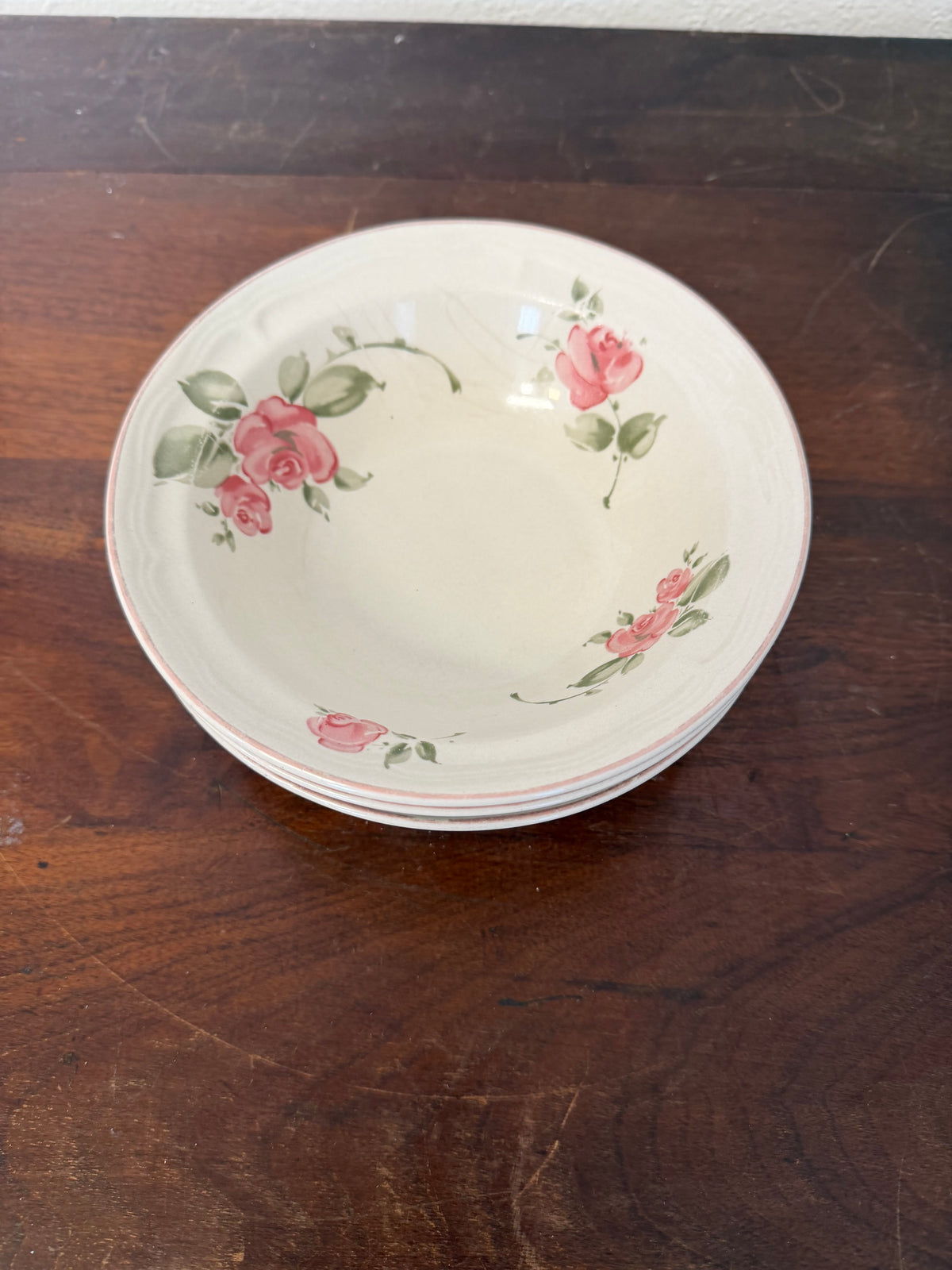 Vintage Gibson Rose Pattern Bowls Sold Individually