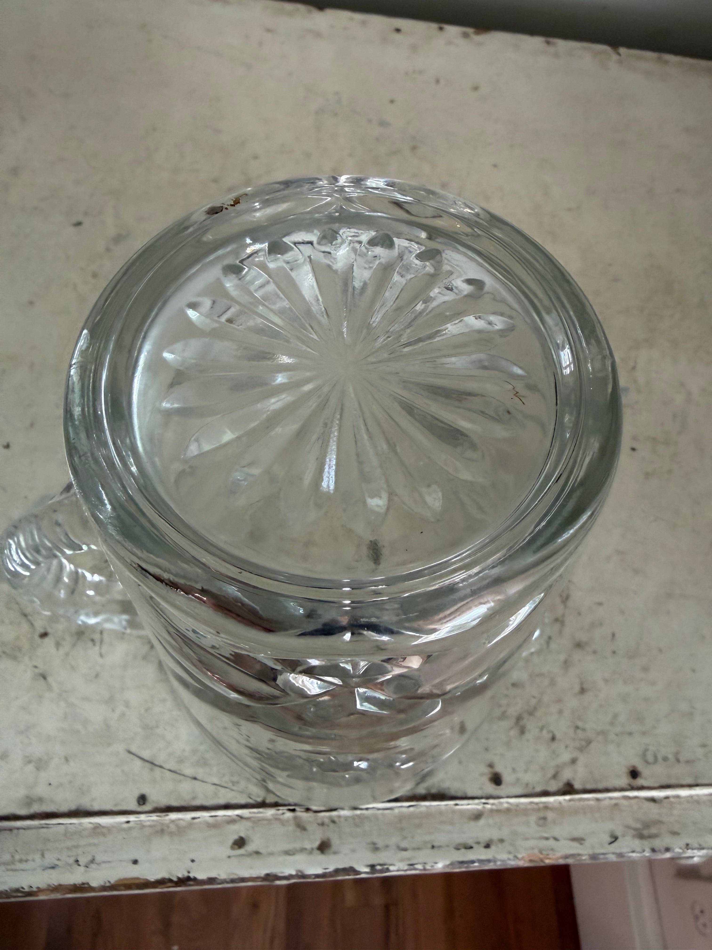 Vintage Anchor Hocking Star of David Pitcher