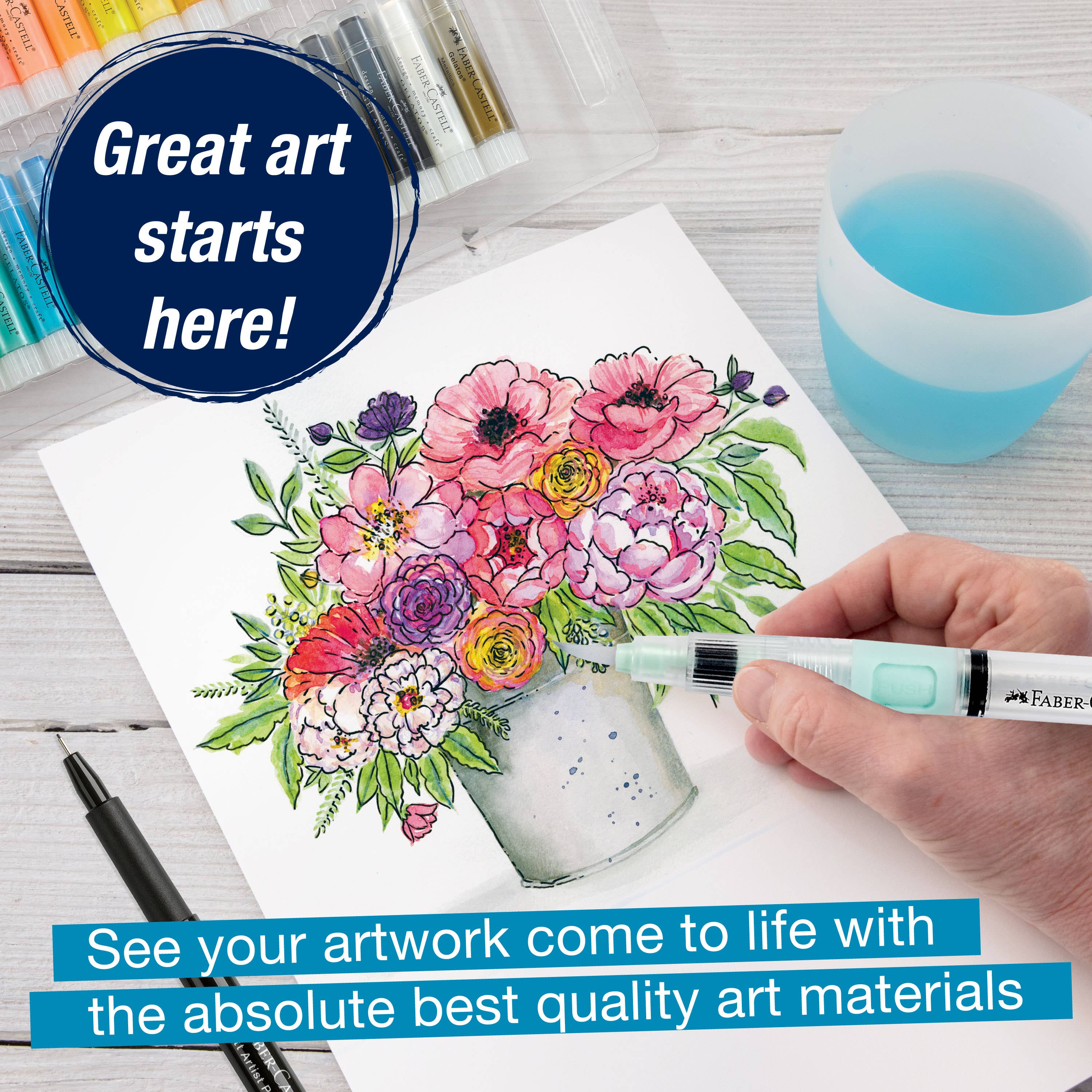 Deluxe Refillable Artists' Water Paint Brush