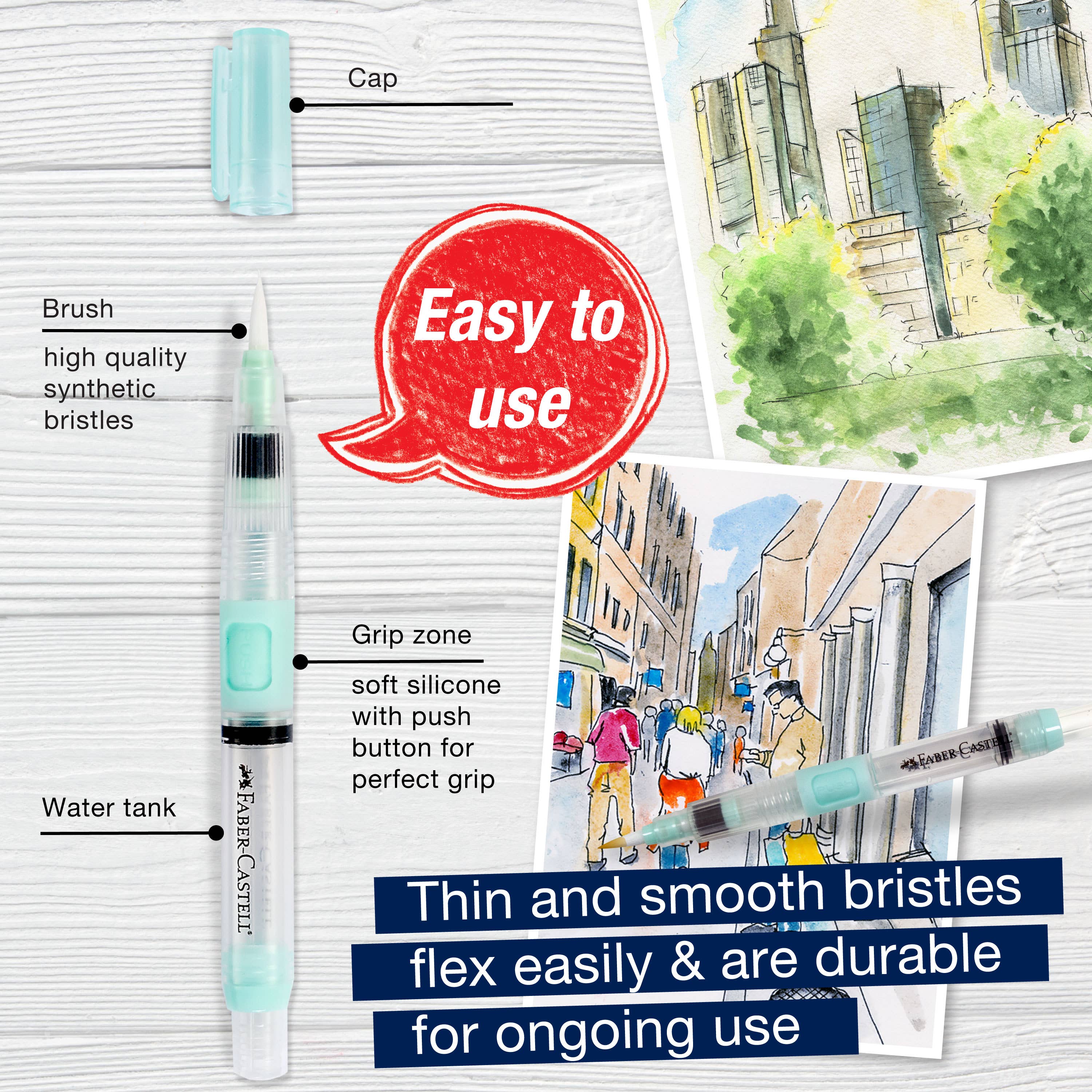 Deluxe Refillable Artists' Water Paint Brush