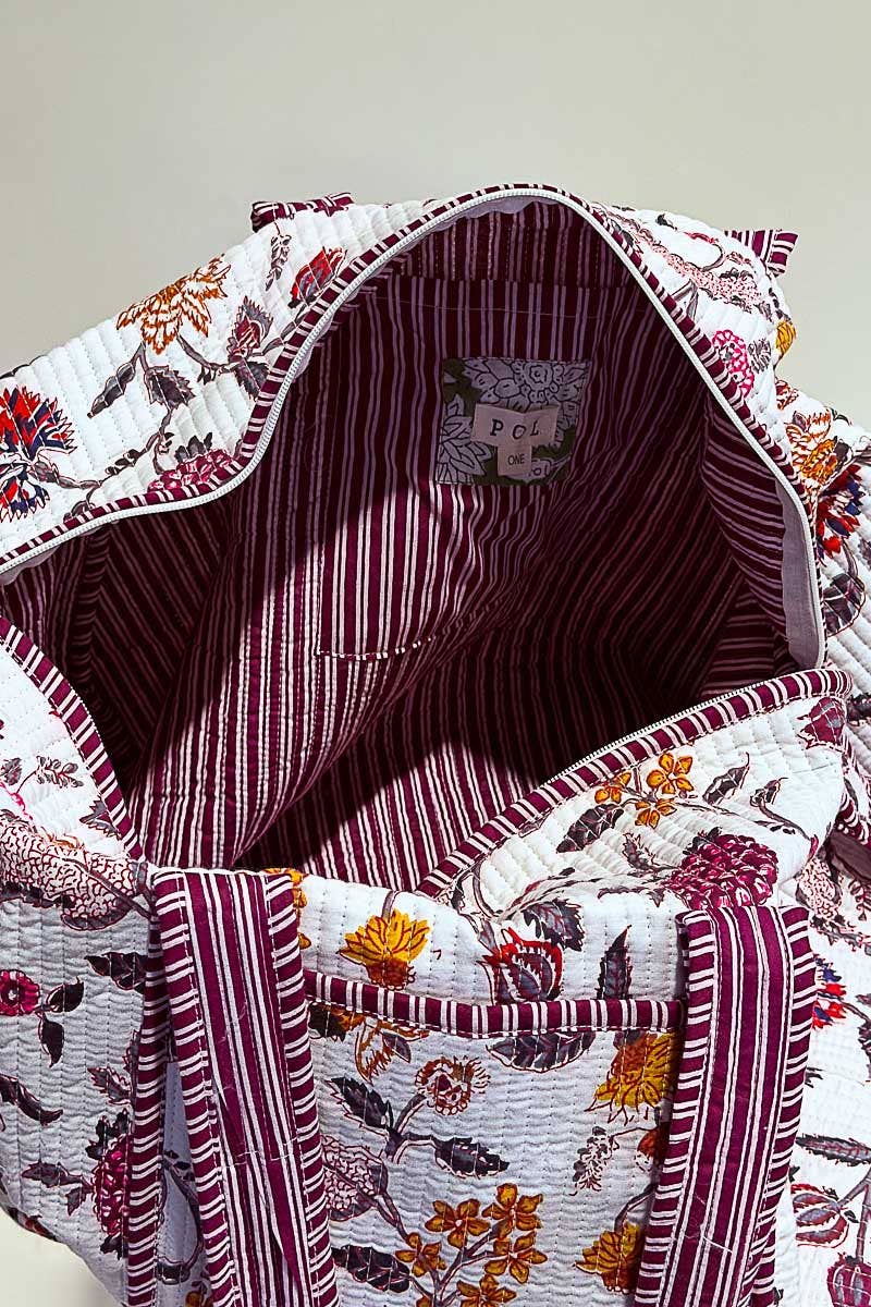 Quilted oversized Duffle