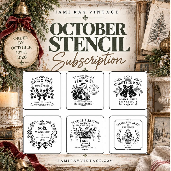 JRV Stencil Subscription | Sign Up by 10/12/26 To Get October 2026 Stencils