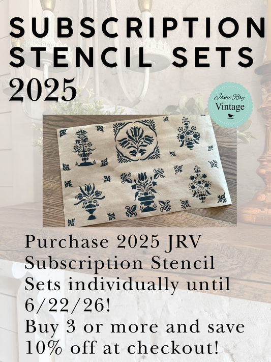 2025 Subscription Stencils | JRV Stencils