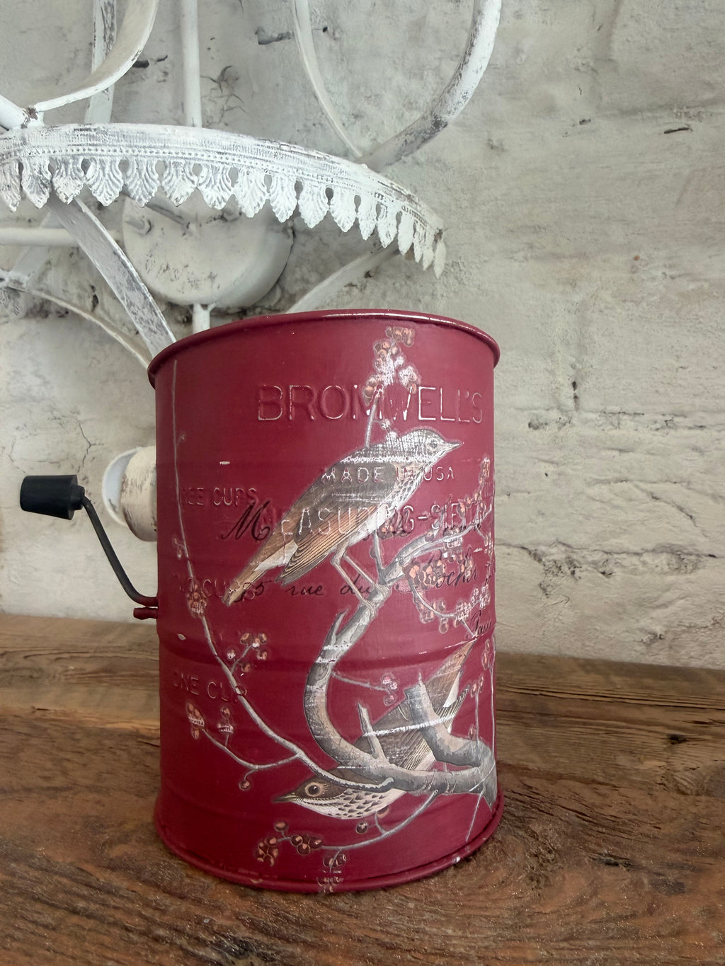 Hand Painted Sifter from decor