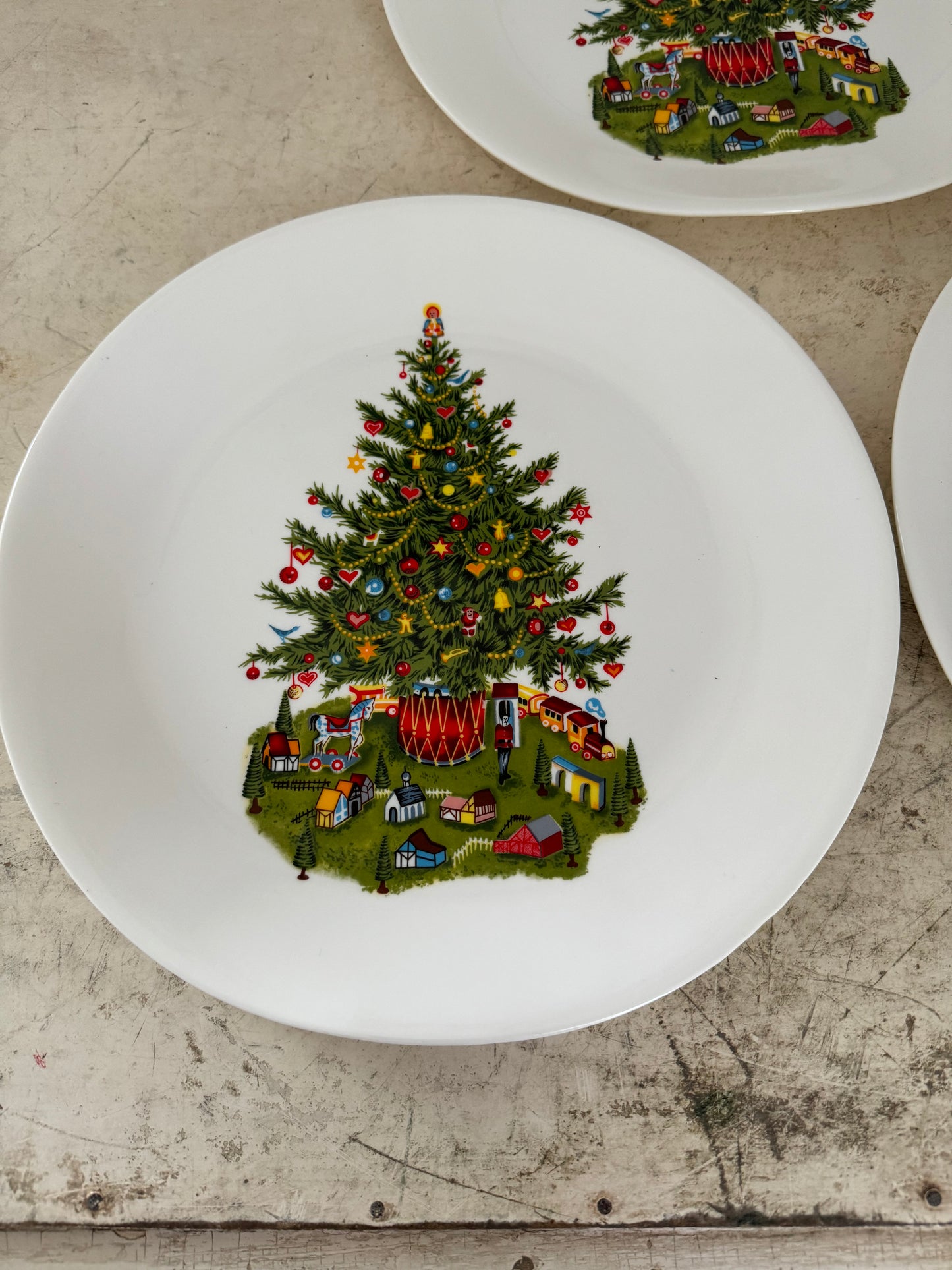 Christmas Corelle Tree Plate - sold individually