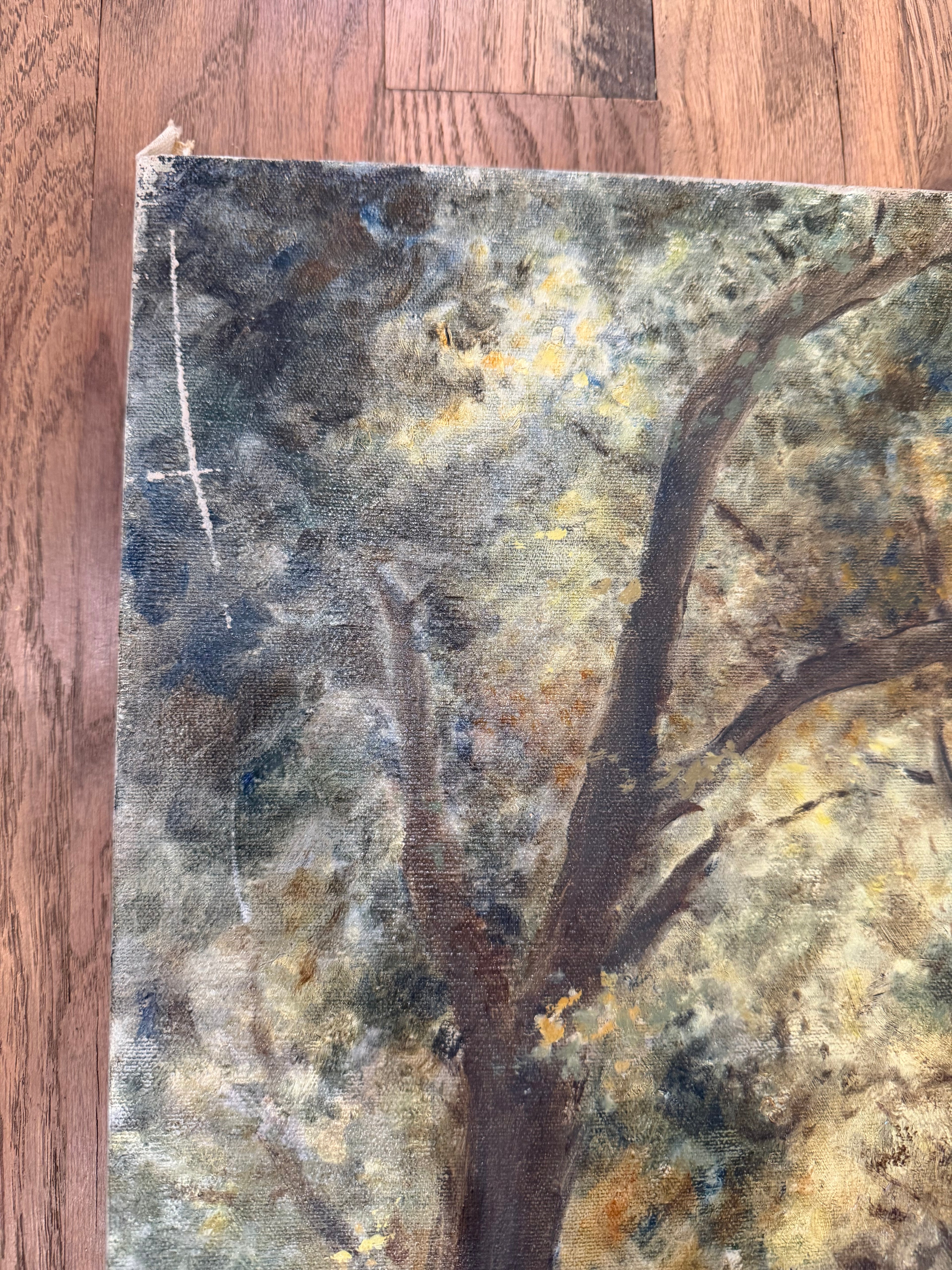 California Artist Jay Schmidt Signed Oil Painting On Canvas Of Ducks On a Pond
